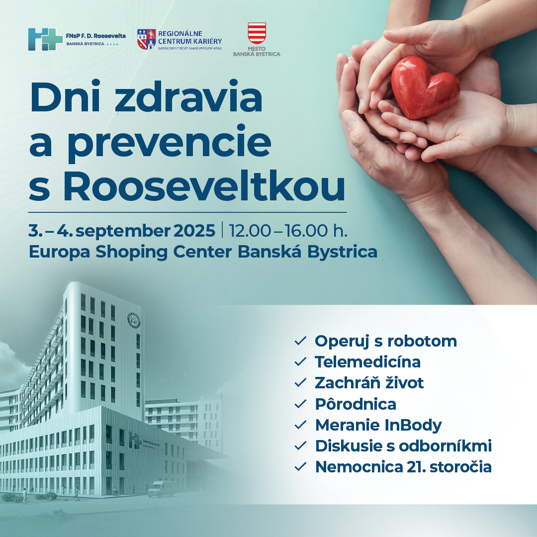 Dni zdravia a prevencie s Rooseveltkou